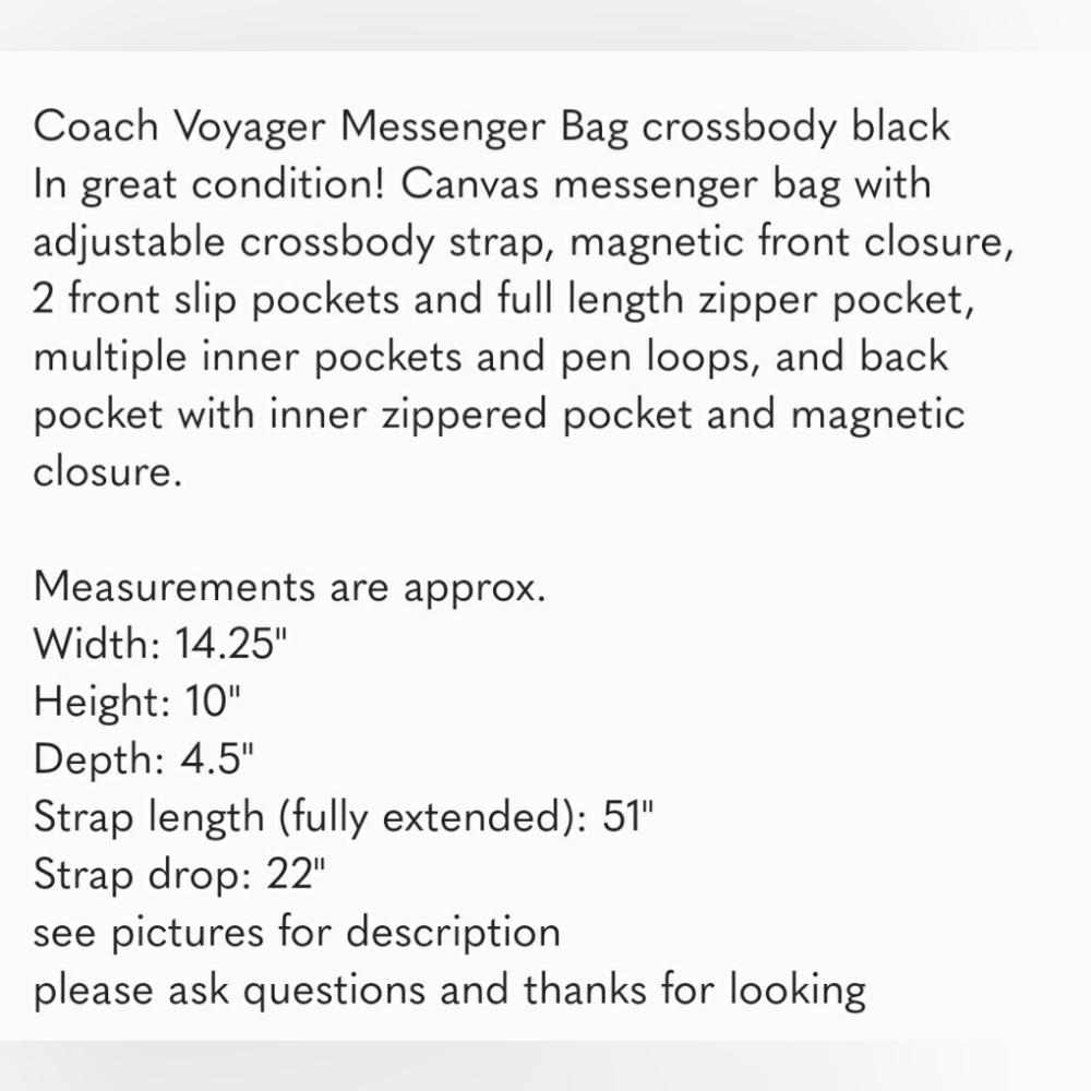 Coach Voyager Messenger bag - Picture 8 of 9